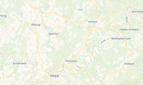 Regenradar Dierscheid: aktuelle Niederschläge in Dierscheid und Umgebung, Stand 23. Oktober 2026 um 1:25 Uhr