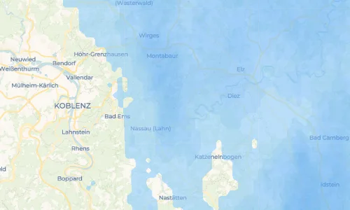Regenradar Dies: aktuelle Niederschläge in Dies und Umgebung, Stand 17. Oktober 2026 um 23:30 Uhr