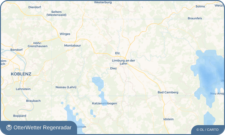 Wetter-Widget-Vorschau mit Vorhersagedaten für Diez