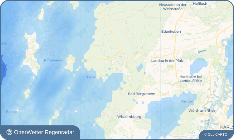 OtterWetter Regenradar-Widget Dimbach