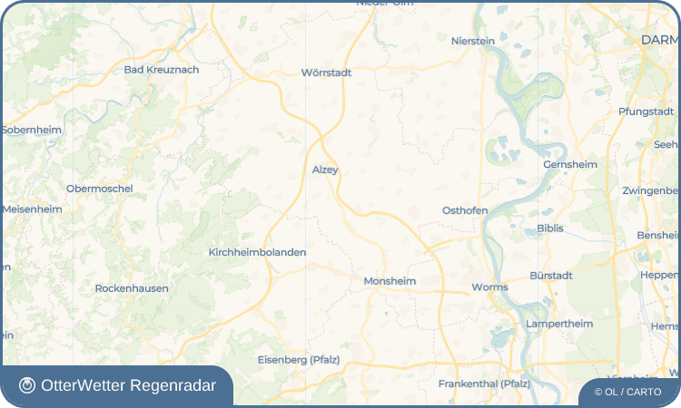 OtterWetter Regenradar-Widget Dintesheim