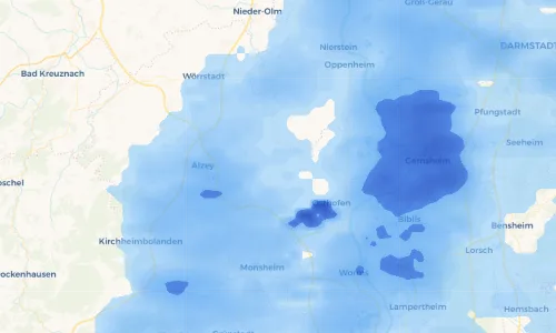 Regenradar Vorschaubild - Aktuelle Niederschläge in Dittelsheim-Heßloch und Umgebung