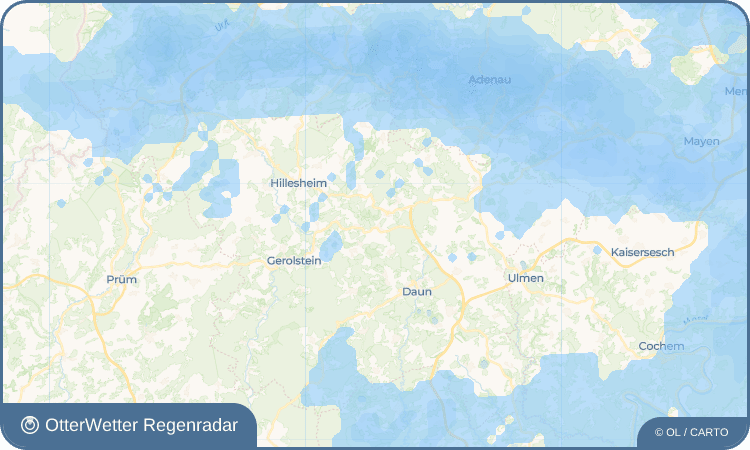 OtterWetter Regenradar-Widget Dockweiler