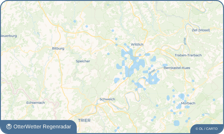 OtterWetter Regenradar-Widget Dodenburg
