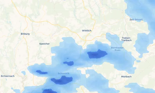 Regenradar Vorschaubild - Aktuelle Niederschläge in Dörbach und Umgebung