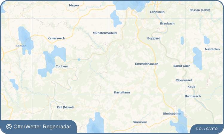 OtterWetter Regenradar-Widget Dommershausen