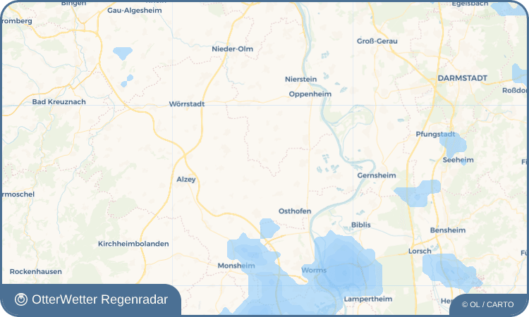 OtterWetter Regenradar-Widget Dorn-Dürkheim