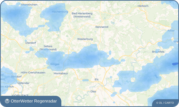 OtterWetter Regenradar-Widget Dorndorf