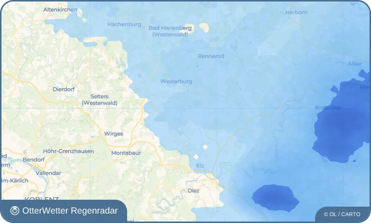 Widget-Vorschau für Dorndorf Wetter-Widget-Vorschau mit Vorhersagedaten für Dorndorf