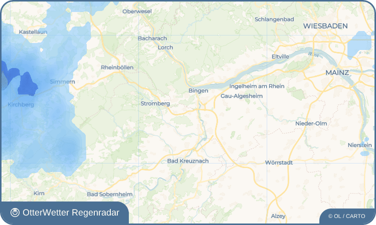 OtterWetter Regenradar-Widget Dorsheim