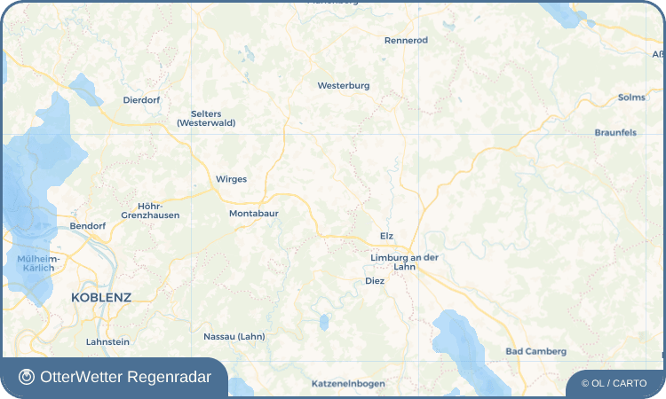 Widget-Vorschau für Dreikirchen Wetter-Widget-Vorschau mit Vorhersagedaten für Dreikirchen