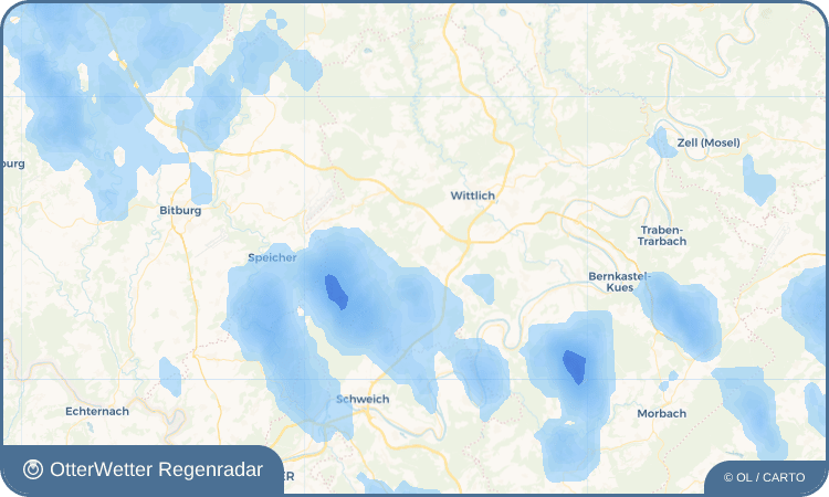 OtterWetter Regenradar-Widget Dreis