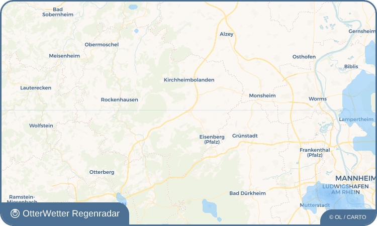 OtterWetter Regenradar-Widget Dreisen