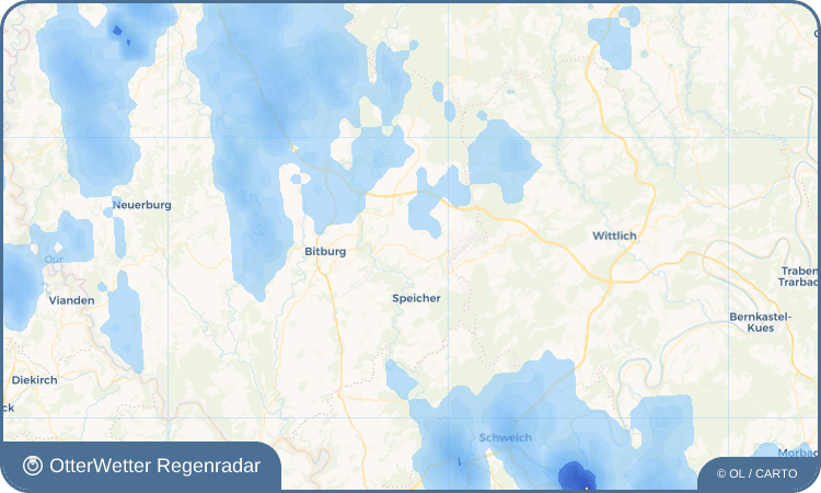 OtterWetter Regenradar-Widget Dudeldorf