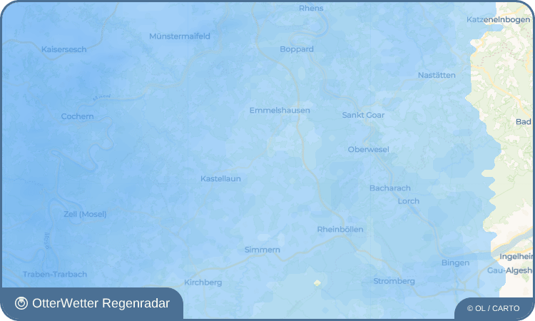 OtterWetter Regenradar-Widget Dudenroth