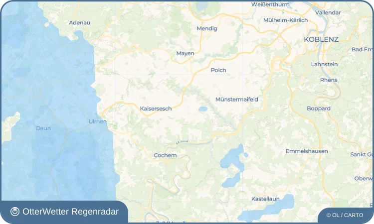 Wetter-Widget-Vorschau mit Vorhersagedaten für Dünfus