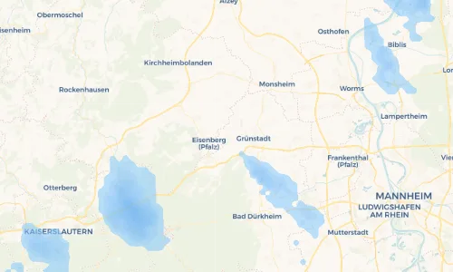 Regenradar Vorschaubild - Aktuelle Niederschläge in Ebertsheim und Umgebung