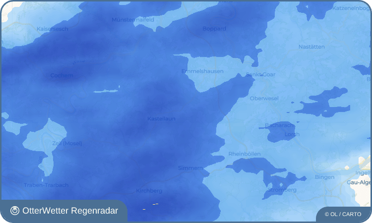 OtterWetter Regenradar-Widget Ebschied