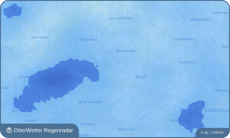 OtterWetter Regenradar-Widget Eckersweiler