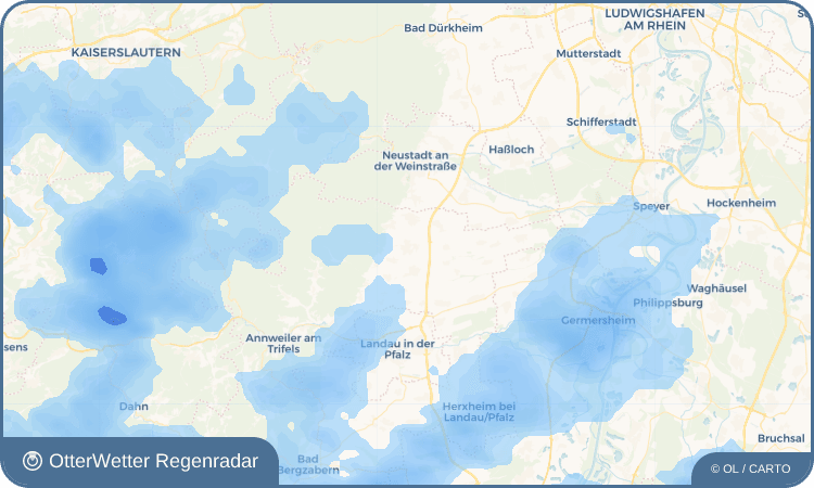 OtterWetter Regenradar-Widget Edenkoben