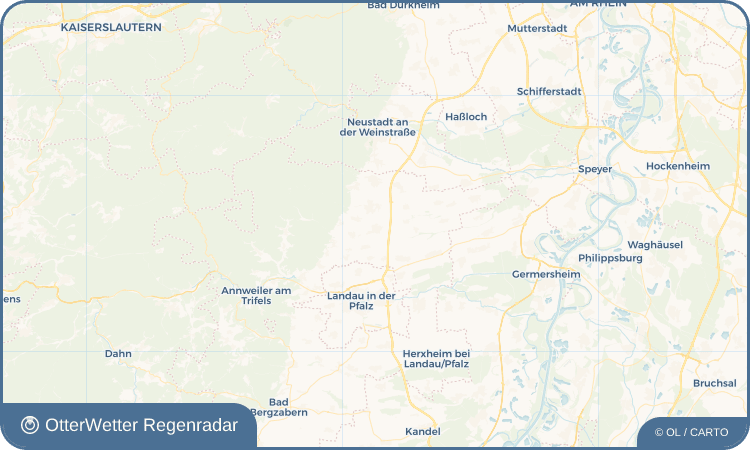 OtterWetter Regenradar-Widget Edesheim