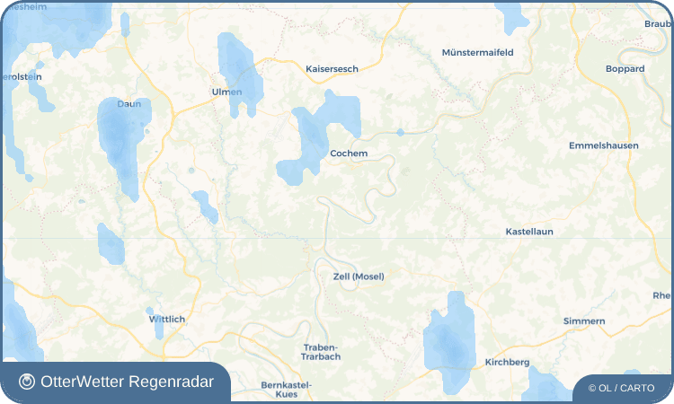 OtterWetter Regenradar-Widget Ediger-Eller
