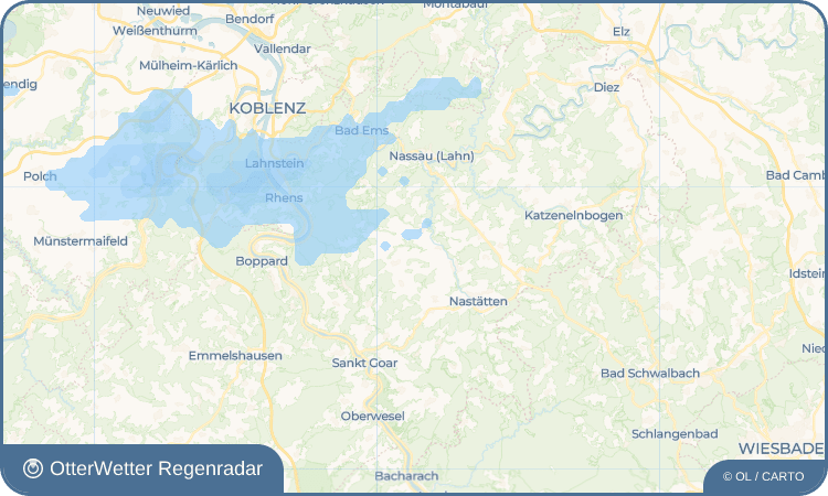 Wetter-Widget-Vorschau mit Vorhersagedaten für Ehr