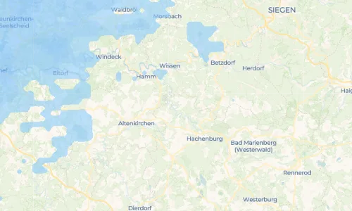 Regenradar Vorschaubild - Aktuelle Niederschläge in Ehrlich und Umgebung