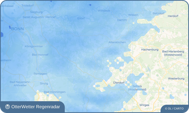 OtterWetter Regenradar-Widget Eichen