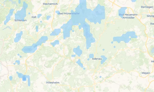 Regenradar Vorschaubild - Aktuelle Niederschläge in Eichenbach und Umgebung