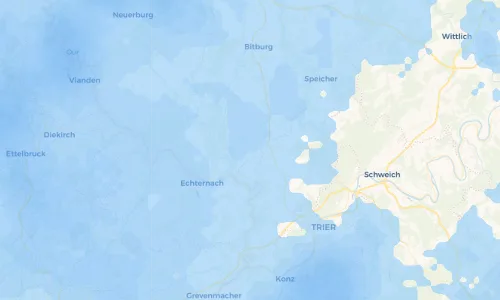 Regenradar Vorschaubild - Aktuelle Niederschläge in Eisenach und Umgebung