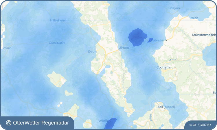 Wetter-Widget-Vorschau mit Vorhersagedaten für Ellscheid