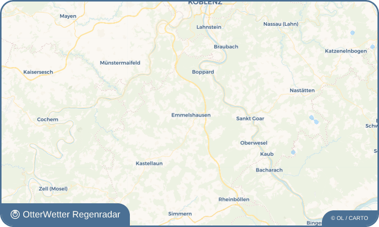OtterWetter Regenradar-Widget Emmelshausen