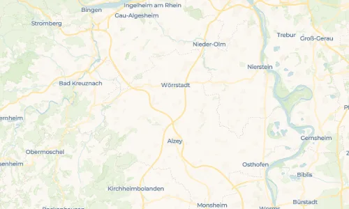 Regenradar Vorschaubild - Aktuelle Niederschläge in Ensheim und Umgebung