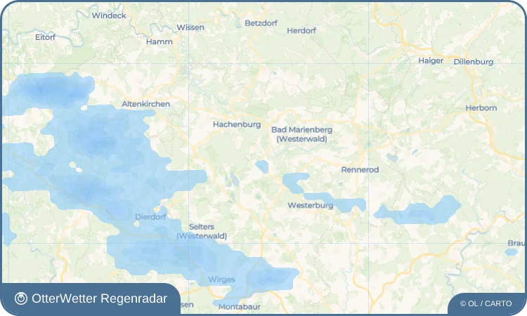 Widget-Vorschau für Enspel Wetter-Widget-Vorschau mit Vorhersagedaten für Enspel