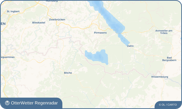 OtterWetter Regenradar-Widget Eppenbrunn