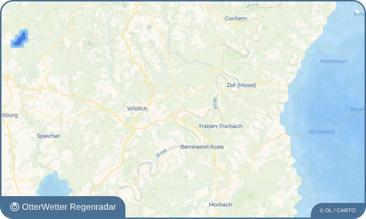 Wetter-Widget-Vorschau mit Vorhersagedaten für Erden
