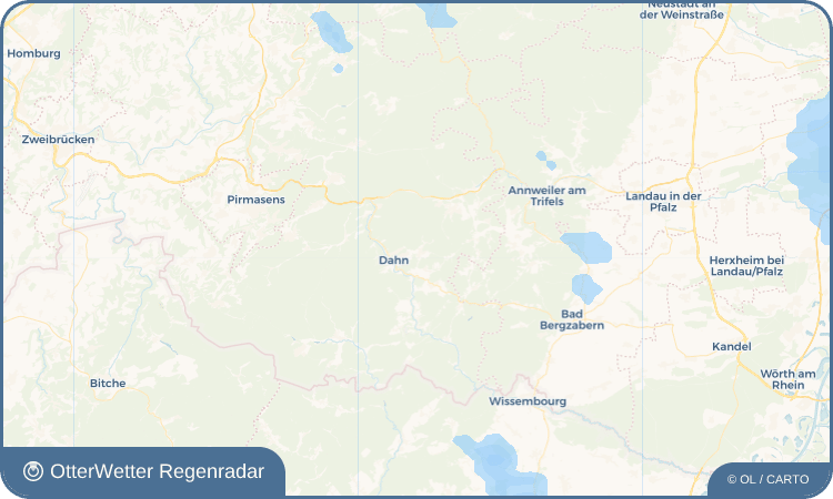 OtterWetter Regenradar-Widget Erfweiler