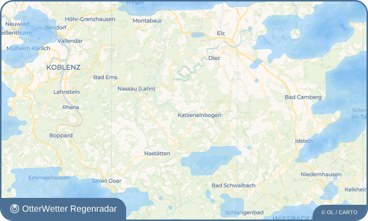 OtterWetter Regenradar-Widget Ergeshausen