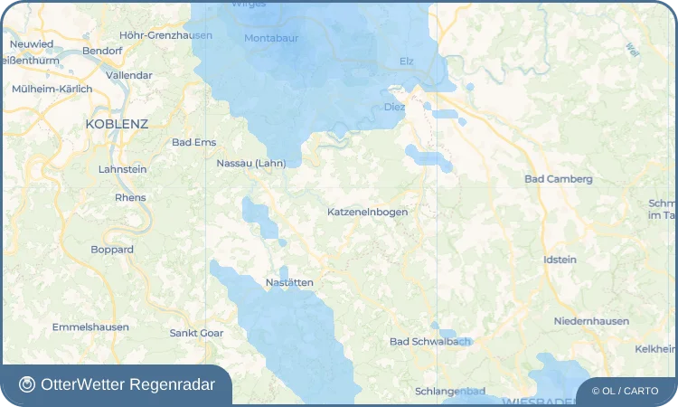 Widget-Vorschau für Ergeshausen Wetter-Widget-Vorschau mit Vorhersagedaten für Ergeshausen