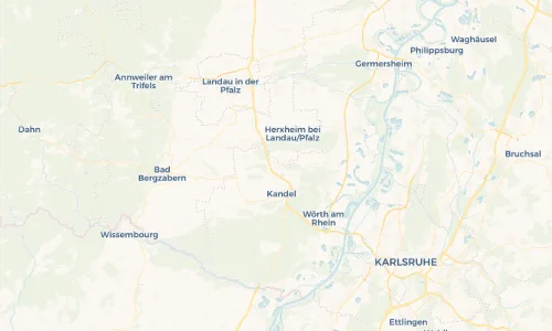 Regenradar Vorschaubild - Aktuelle Niederschläge in Erlenbach bei Kandel und Umgebung