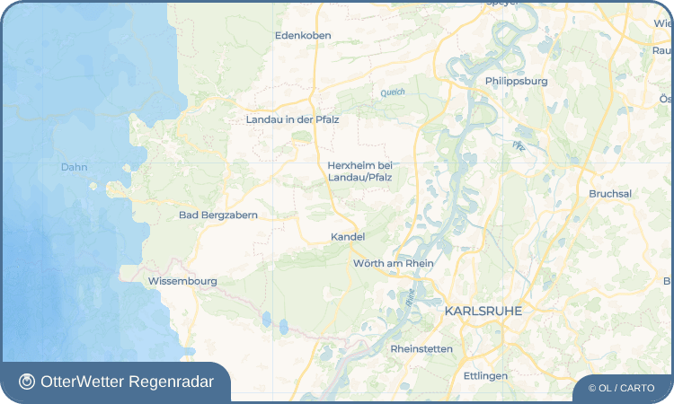 Widget-Vorschau für Erlenbach bei Kandel Wetter-Widget-Vorschau mit Vorhersagedaten für Erlenbach bei Kandel