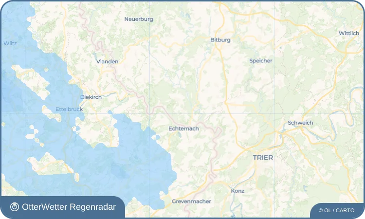 Widget-Vorschau für Ernzen Wetter-Widget-Vorschau mit Vorhersagedaten für Ernzen