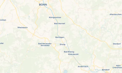 Regenradar-Vorschau: aktuelle Niederschläge in Erpel und Umgebung