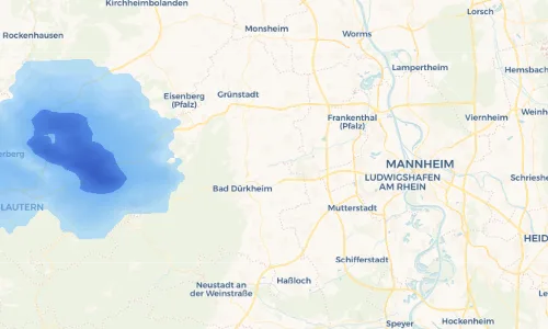 Regenradar Vorschaubild - Aktuelle Niederschläge in Erpolzheim und Umgebung
