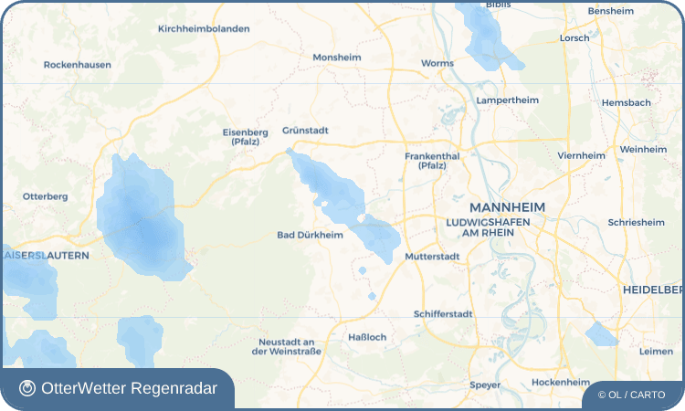 OtterWetter Regenradar-Widget Erpolzheim