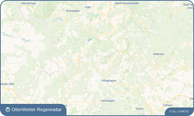 OtterWetter Regenradar-Widget Esch