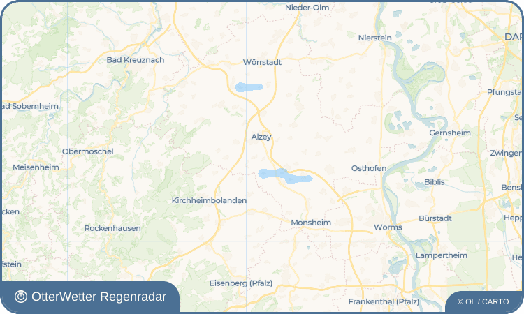 OtterWetter Regenradar-Widget Esselborn