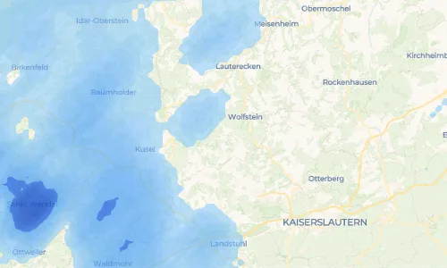 Regenradar Eßweiler: aktuelle Niederschläge in Eßweiler und Umgebung, Stand 20. Oktober 2026 um 0:35 Uhr