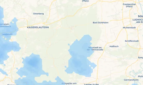 Regenradar Vorschaubild - Aktuelle Niederschläge in Esthal und Umgebung